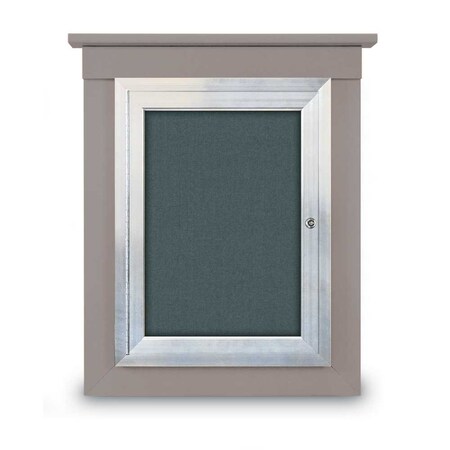 United Visual Products Sliding Glass Enclosed Letterboard, 60"x3, UV9006ACS-GOLD-GREEN UV9006ACS-GOLD-GREEN